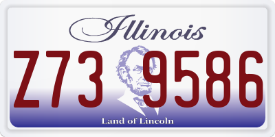 IL license plate Z739586