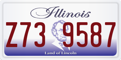IL license plate Z739587