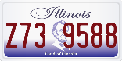 IL license plate Z739588