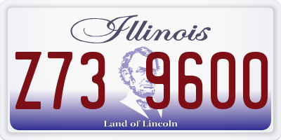 IL license plate Z739600
