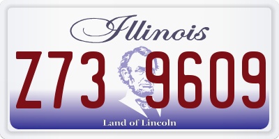 IL license plate Z739609
