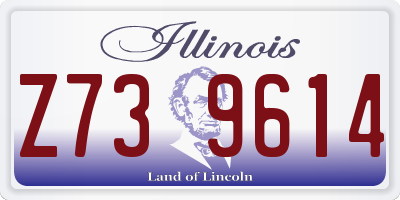 IL license plate Z739614