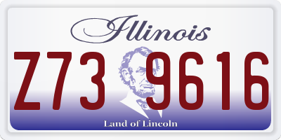 IL license plate Z739616