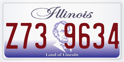 IL license plate Z739634