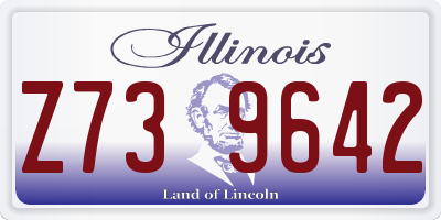 IL license plate Z739642