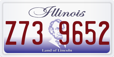 IL license plate Z739652