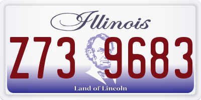 IL license plate Z739683