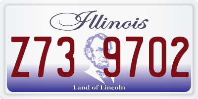IL license plate Z739702