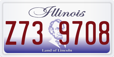 IL license plate Z739708