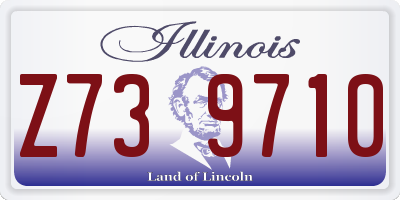 IL license plate Z739710