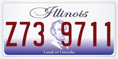 IL license plate Z739711