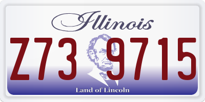 IL license plate Z739715