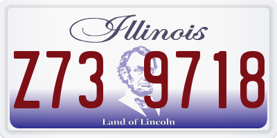 IL license plate Z739718