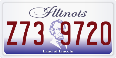IL license plate Z739720