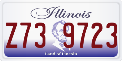 IL license plate Z739723
