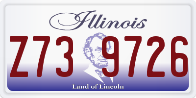 IL license plate Z739726