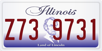 IL license plate Z739731