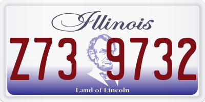 IL license plate Z739732