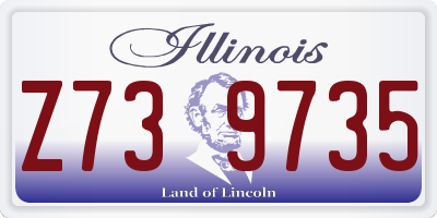 IL license plate Z739735