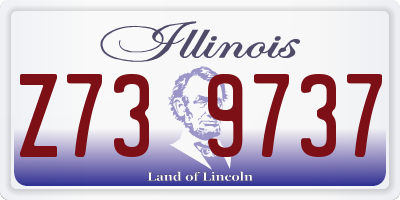 IL license plate Z739737