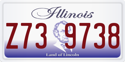 IL license plate Z739738