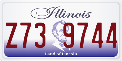 IL license plate Z739744