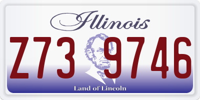 IL license plate Z739746