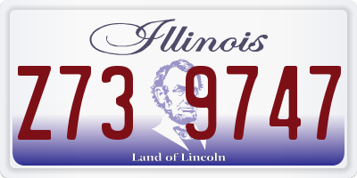 IL license plate Z739747