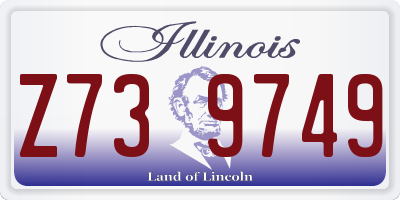 IL license plate Z739749