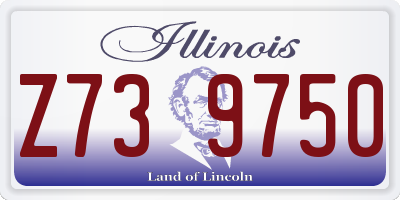 IL license plate Z739750
