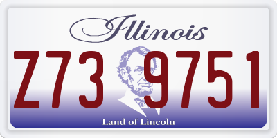 IL license plate Z739751