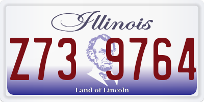 IL license plate Z739764