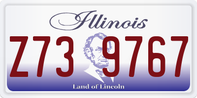 IL license plate Z739767