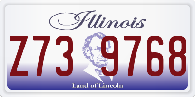 IL license plate Z739768