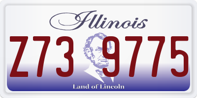IL license plate Z739775