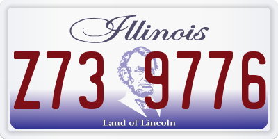 IL license plate Z739776