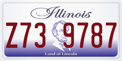 IL license plate Z739787