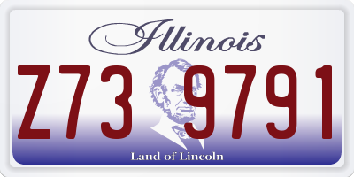 IL license plate Z739791