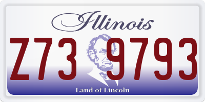 IL license plate Z739793