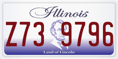IL license plate Z739796