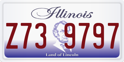 IL license plate Z739797