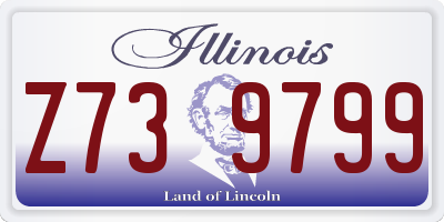IL license plate Z739799