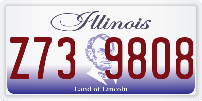 IL license plate Z739808
