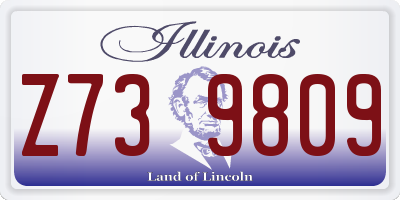 IL license plate Z739809