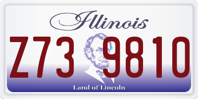 IL license plate Z739810