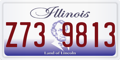 IL license plate Z739813