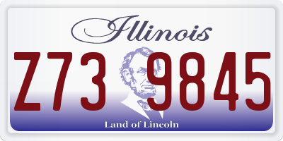 IL license plate Z739845