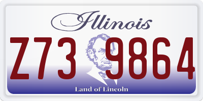 IL license plate Z739864