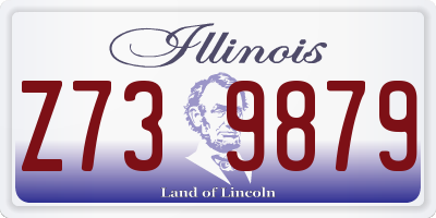 IL license plate Z739879