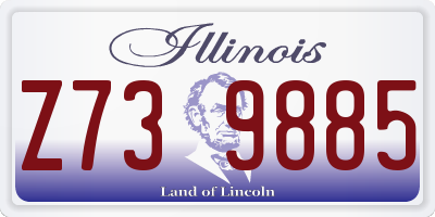 IL license plate Z739885